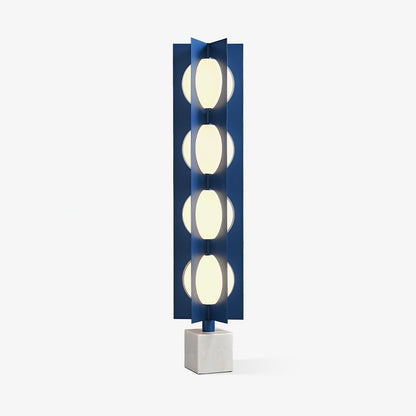 Blue Kleos Floor Lamp - Modern LED Lighting, Navy Design