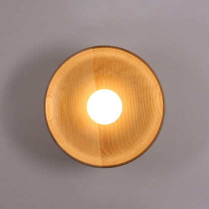 Centric Wall Lamp Set of 2 LED Indoor Lighting Wood Design