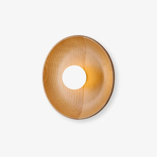 Centric Wall Lamp Set of 2 LED Indoor Lighting Wood Design