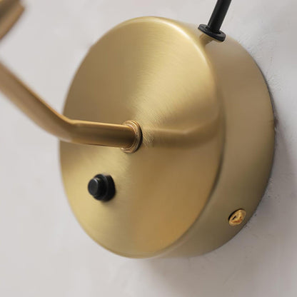 Ceramic Ribbed Wall Light - Handmade Bone China Shade