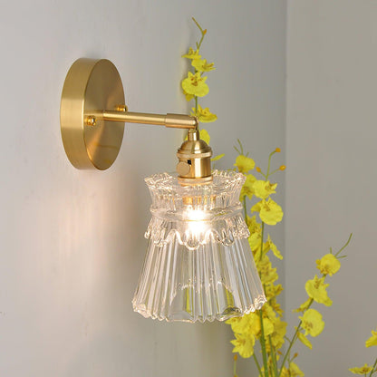 Chaika Wall Lamp - Modern Brass Indoor LED Light, Set of 2