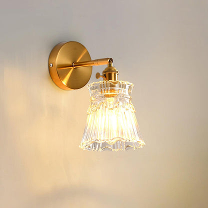 Chaika Wall Lamp - Modern Brass Indoor LED Light, Set of 2
