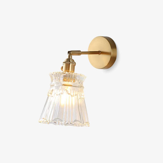 Chaika Wall Lamp - Modern Brass Indoor LED Light, Set of 2