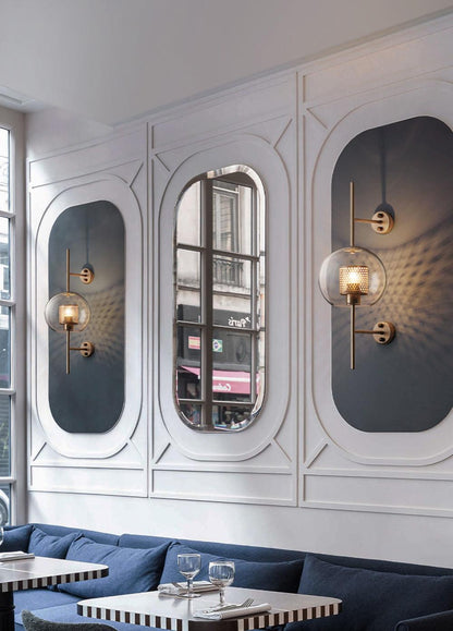 Chiswick Glass Wall Light LED Indoor Modern Design