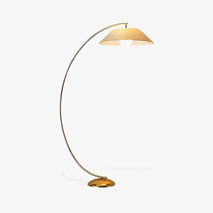 Circo Floor Lamp with White Shade - Elegant Indoor Lighting