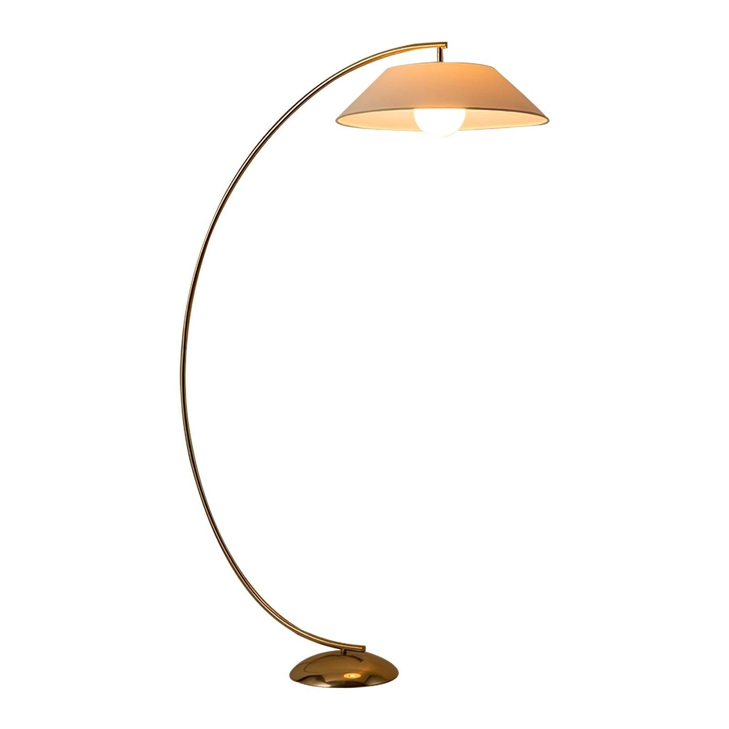 Circo Floor Lamp with White Shade - Elegant Indoor Lighting