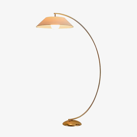 Circo Floor Lamp with White Shade - Elegant Indoor Lighting