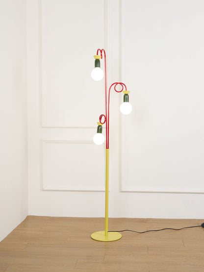 Circulo Play Floor Lamp LED Retro Geometric Design