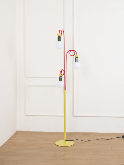 Circulo Play Floor Lamp LED Retro Geometric Design