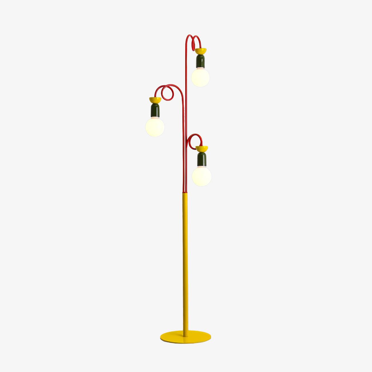 Circulo Play Floor Lamp LED Retro Geometric Design