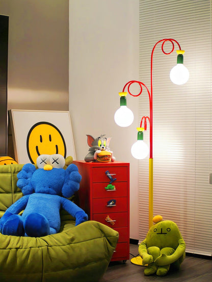 Circulo Play Floor Lamp LED Retro Geometric Design
