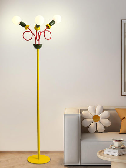 Circulo Play Floor Lamp LED Retro Geometric Design
