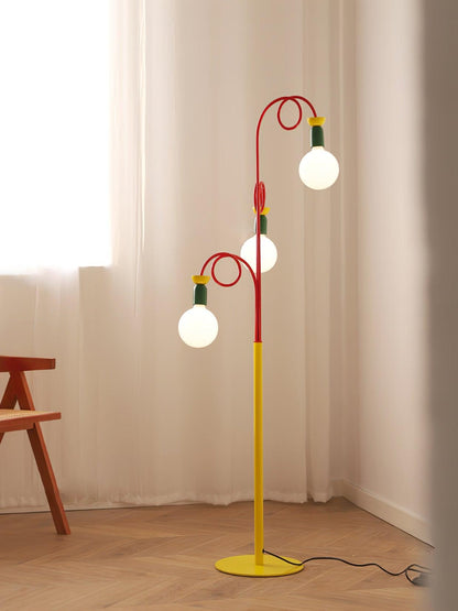 Circulo Play Floor Lamp LED Retro Geometric Design