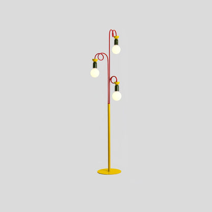 Circulo Play Floor Lamp LED Retro Geometric Design
