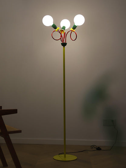 Circulo Play Floor Lamp LED Retro Geometric Design