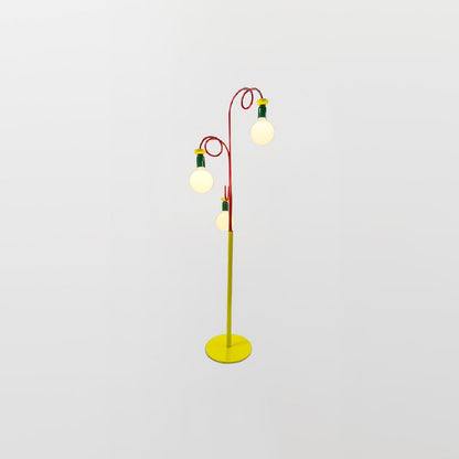 Circulo Play Floor Lamp LED Retro Geometric Design