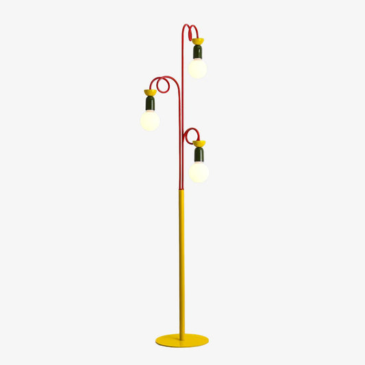 Circulo Play Floor Lamp LED Retro Geometric Design