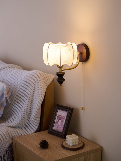 Clarendon Wall Lamp - Indoor LED Wall Light, Metal, Wood
