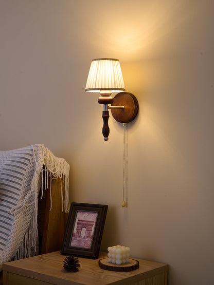 Clarendon Wall Lamp - Indoor LED Wall Light, Metal, Wood