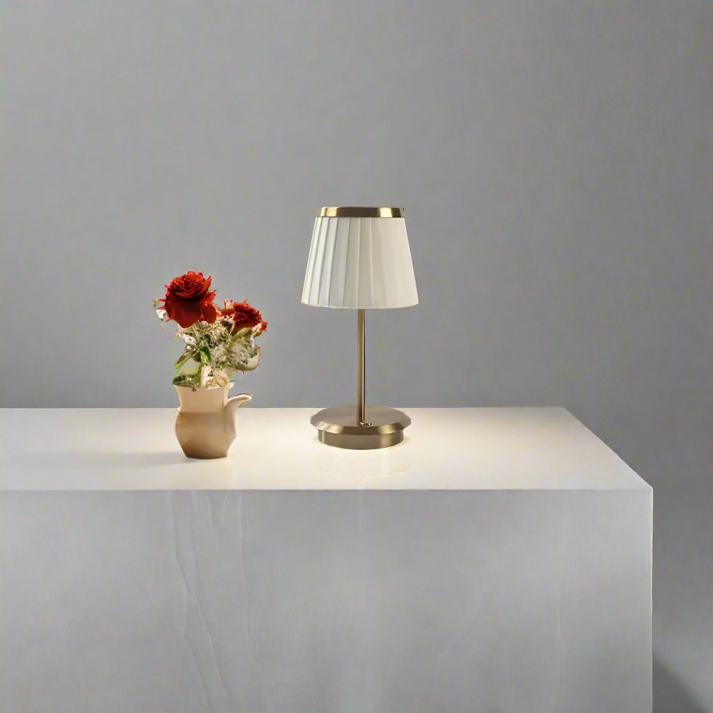 LumiSérénité – Timeless Elegant LED Table Lamp with Dimmer