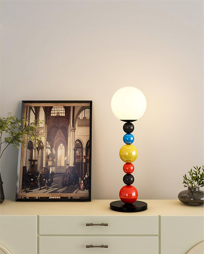 Colorful Round Ball Floor Lamp with LED, Indoor Lighting
