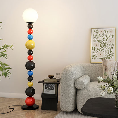 Colorful Round Ball Floor Lamp with LED, Indoor Lighting