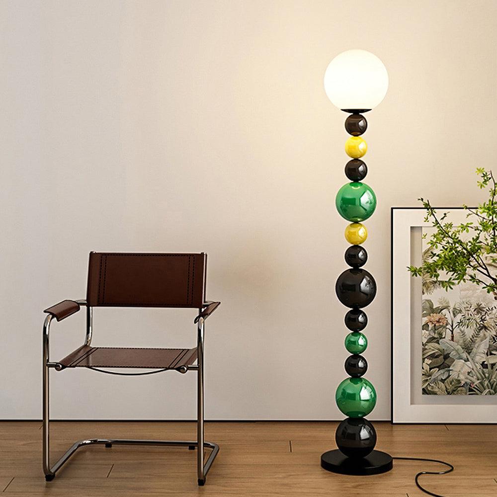 Colorful Round Ball Floor Lamp with LED, Indoor Lighting