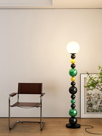 Colorful Round Ball Floor Lamp with LED, Indoor Lighting