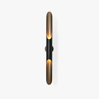 Coltrane Wall Lamp - Matte Black & Gold Indoor Sconce