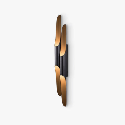 Coltrane Wall Lamp - Matte Black & Gold Indoor Sconce