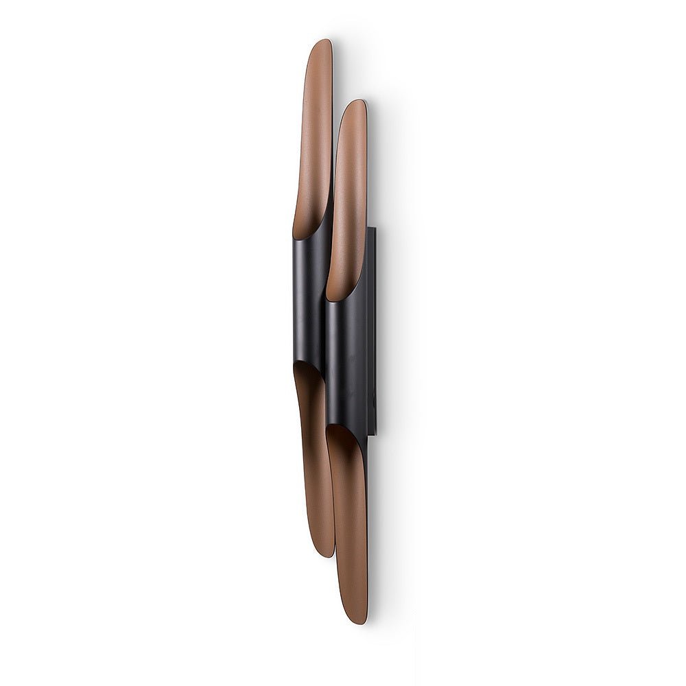 Coltrane Wall Lamp - Matte Black & Gold Indoor Sconce