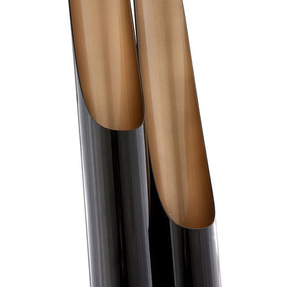 Coltrane Wall Lamp - Matte Black & Gold Indoor Sconce