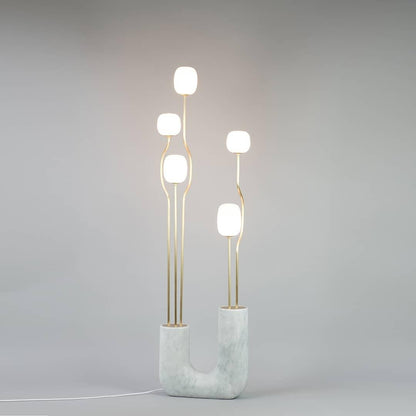 Comet Floor Lamp - Modern LED Indoor Lighting - Gold Finish
