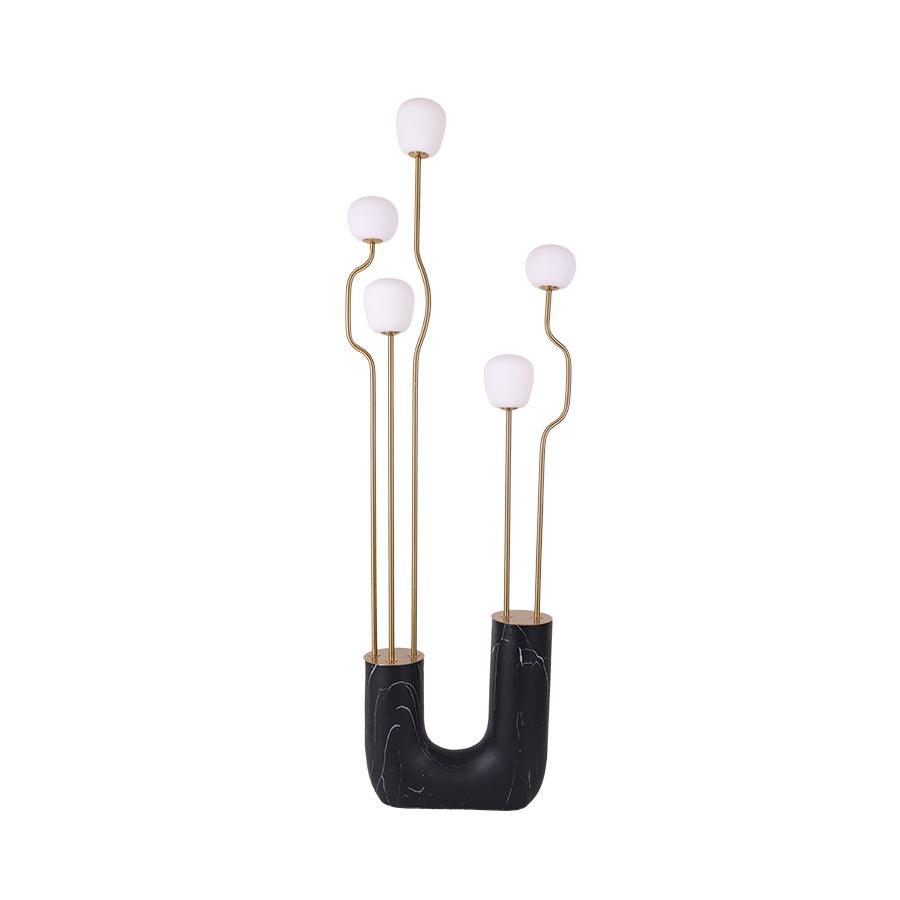 Comet Floor Lamp - Modern LED Indoor Lighting - Gold Finish