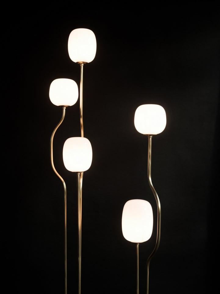 Comet Floor Lamp - Modern LED Indoor Lighting - Gold Finish