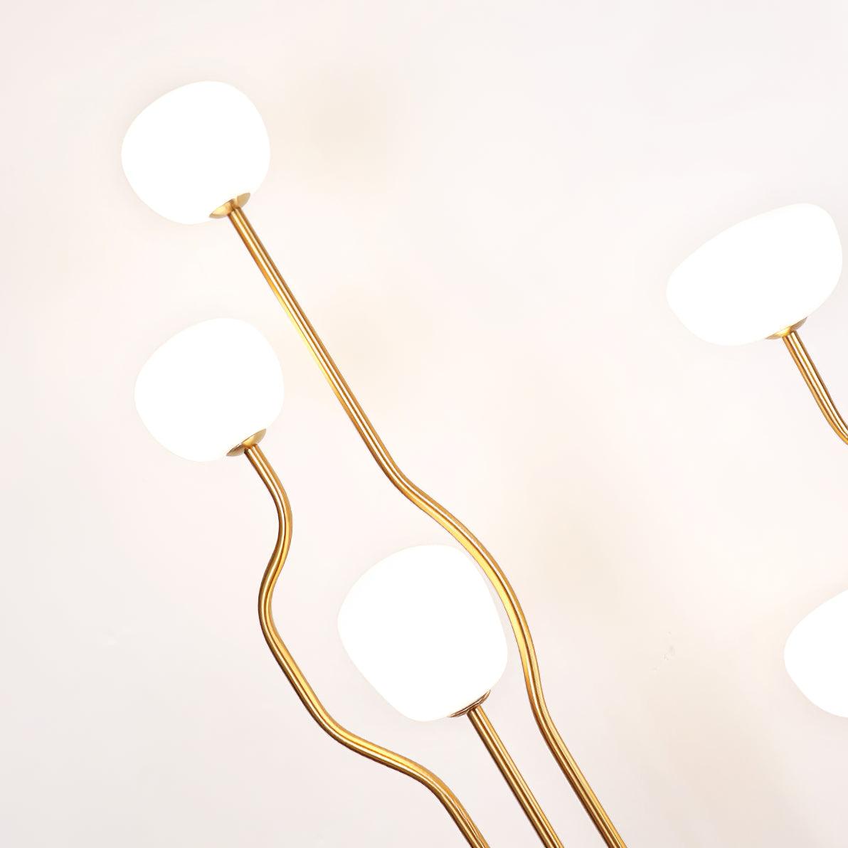 Comet Floor Lamp - Modern LED Indoor Lighting - Gold Finish