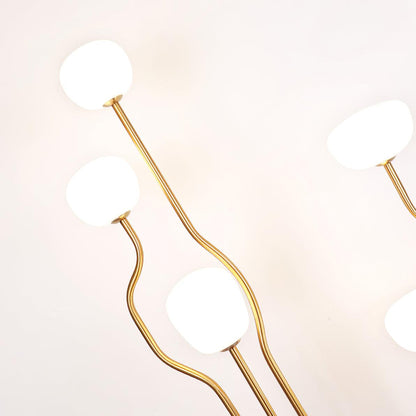 Comet Floor Lamp - Modern LED Indoor Lighting - Gold Finish
