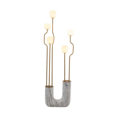 Comet Floor Lamp - Modern LED Indoor Lighting - Gold Finish