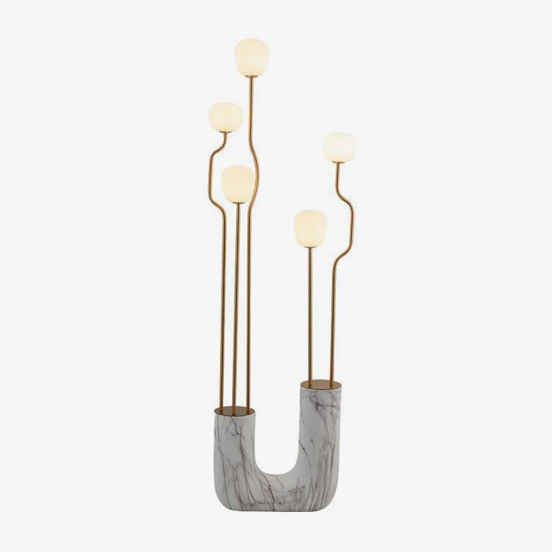 Comet Floor Lamp - Modern LED Indoor Lighting - Gold Finish