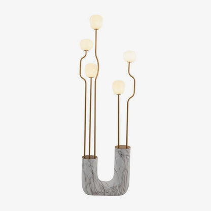Comet Floor Lamp - Modern LED Indoor Lighting - Gold Finish