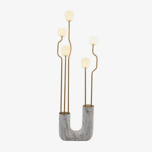 Comet Floor Lamp - Modern LED Indoor Lighting - Gold Finish