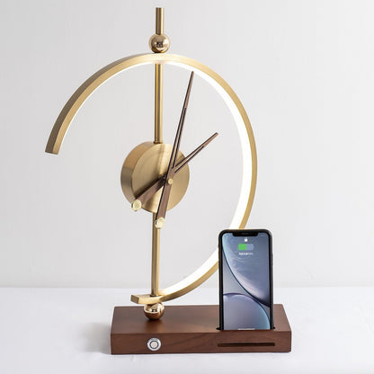 NagoyaLight | Luxury LED Lamp with Clock and Wireless Charger