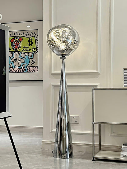 Cone Lava Floor Lamp - LED Indoor Lighting, Stylish Design