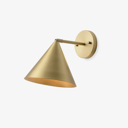 Conica Brass Wall Light - LED Indoor Accent Lighting