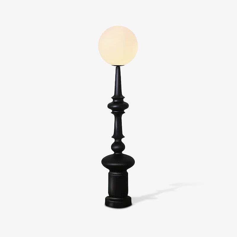 Roman Column Floor Lamp with LED Light, Indoor Elegant Design