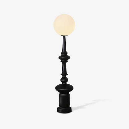 Roman Column Floor Lamp with LED Light, Indoor Elegant Design