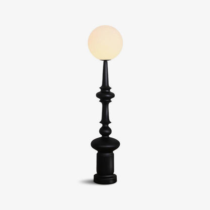 Roman Column Floor Lamp with LED Light, Indoor Elegant Design
