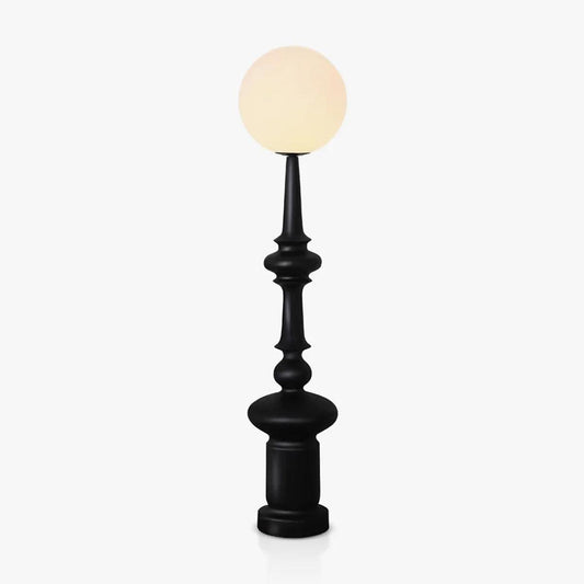 Roman Column Floor Lamp with LED Light, Indoor Elegant Design