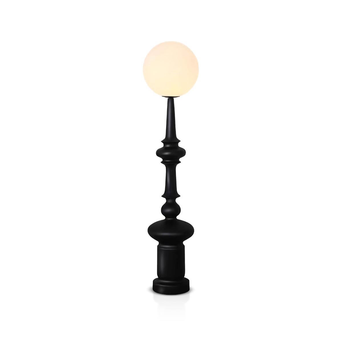 Roman Column Floor Lamp with LED Light, Indoor Elegant Design