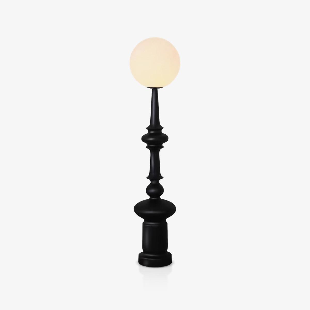 Roman Column Floor Lamp with LED Light, Indoor Elegant Design